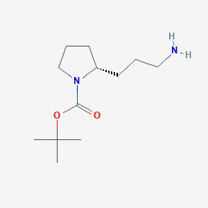 tert-butyl (2S)-2-(3-aminopropyl)pyrrolidine-1-carboxylate