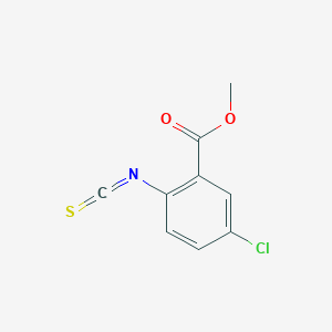 molecular formula C9H6ClNO2S B2510019 5-氯-2-异硫氰酸甲酯苯甲酸酯 CAS No. 342623-32-9