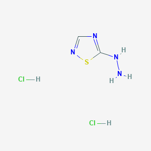 1,2,4-Thiadiazol-5-ylhydrazine;dihydrochloride