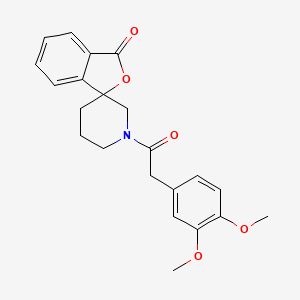 1'-(2-(3,4-dimethoxyphenyl)acetyl)-3H-spiro[isobenzofuran-1,3'-piperidin]-3-one