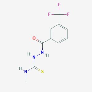 N-methyl-2-[3-(trifluoromethyl)benzoyl]-1-hydrazinecarbothioamide