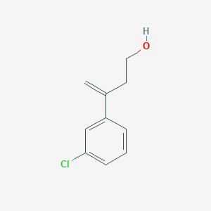 molecular formula C10H11ClO B2510032 3-(3-Chlorophenyl)but-3-en-1-ol CAS No. 910819-14-6