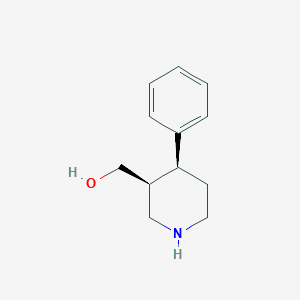 [(3S,4S)-4-phenylpiperidin-3-yl]methanol