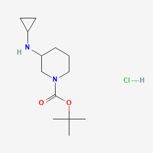 tert-Butyl 3-(cyclopropylamino)piperidine-1-carboxylate hydrochloride