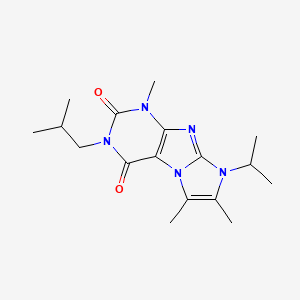 4,7,8-Trimethyl-2-(2-methylpropyl)-6-propan-2-ylpurino[7,8-a]imidazole-1,3-dione