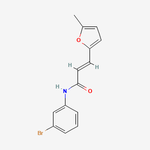 (E)-N-(3-bromophenyl)-3-(5-methylfuran-2-yl)acrylamide