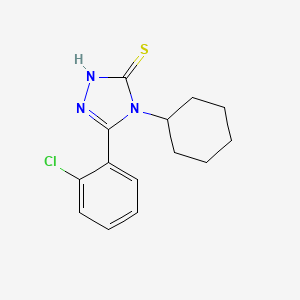 5-(2-chlorophenyl)-4-cyclohexyl-4H-1,2,4-triazole-3-thiol