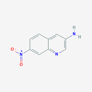 molecular formula C9H7N3O2 B2510138 7-Nitroquinolin-3-amine CAS No. 1807542-89-7