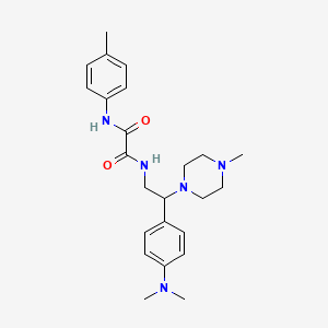 N1-(2-(4-(dimethylamino)phenyl)-2-(4-methylpiperazin-1-yl)ethyl)-N2-(p-tolyl)oxalamide