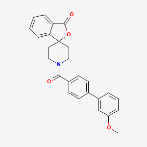 molecular formula C26H23NO4 B2510167 1'-(3'-甲氧基-[1,1'-联苯]-4-羰基)-3H-螺[异苯并呋喃-1,4'-哌啶]-3-酮 CAS No. 1797857-28-3