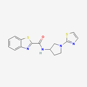 N-(1-(thiazol-2-yl)pyrrolidin-3-yl)benzo[d]thiazole-2-carboxamide