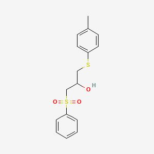 1-[(4-Methylphenyl)sulfanyl]-3-(phenylsulfonyl)-2-propanol