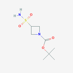 molecular formula C8H16N2O4S B2510194 Tert-butyl 3-sulfamoylazetidine-1-carboxylate CAS No. 1909335-86-9