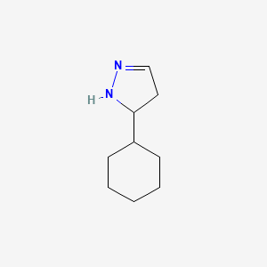 5-cyclohexyl-4,5-dihydro-1H-pyrazole