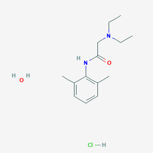 molecular formula C14H25ClN2O2 B025102 盐酸利多卡因一水合物 CAS No. 6108-05-0