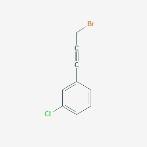 1-(3-Bromoprop-1-ynyl)-3-chlorobenzene