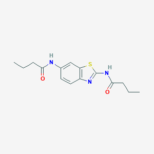 N,N'-1,3-benzothiazole-2,6-diyldibutanamide