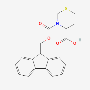 B2510266 3-(((9H-Fluoren-9-yl)methoxy)carbonyl)-1,3-thiazinane-4-carboxylic acid CAS No. 2219378-60-4