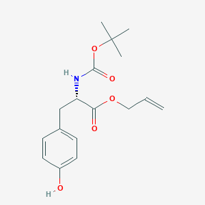 molecular formula C17H23NO5 B2510271 N-Boc-L-tyrosine allyl ester CAS No. 213667-61-9