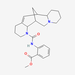 methyl 2-[(3,4,6,7,8,9,10,12,13,13a-decahydro-2H-6,13-methanodipyrido[1,2-a:3',2'-e]azocin-1(6aH)-ylcarbonyl)amino]benzoate