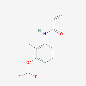 N-[3-(Difluoromethoxy)-2-methylphenyl]prop-2-enamide