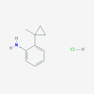 2-(1-Methylcyclopropyl)aniline hydrochloride