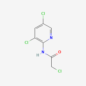 molecular formula C7H5Cl3N2O B2510309 2-chloro-N-(3,5-dichloropyridin-2-yl)acetamide CAS No. 735319-17-2
