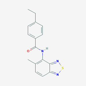 4-ethyl-N-(5-methyl-2,1,3-benzothiadiazol-4-yl)benzamide