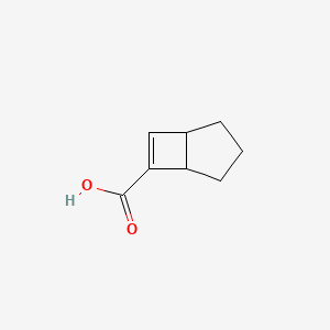 molecular formula C8H10O2 B2510333 Bicyclo[3.2.0]hept-6-ene-6-carboxylic acid CAS No. 1800541-65-4