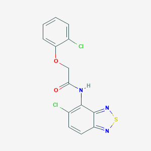 N-(5-chloro-2,1,3-benzothiadiazol-4-yl)-2-(2-chlorophenoxy)acetamide