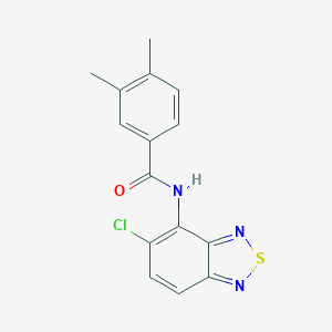 N-(5-chloro-2,1,3-benzothiadiazol-4-yl)-3,4-dimethylbenzamide