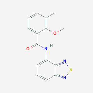 N-(2,1,3-benzothiadiazol-4-yl)-2-methoxy-3-methylbenzamide