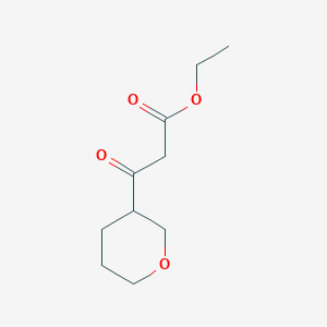 molecular formula C10H16O4 B2510397 3-(氧杂环-3-基)-3-氧代丙酸乙酯 CAS No. 1498091-50-1