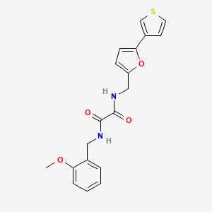 N1-(2-methoxybenzyl)-N2-((5-(thiophen-3-yl)furan-2-yl)methyl)oxalamide