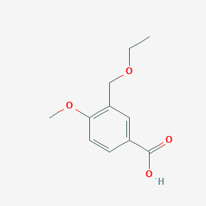 B2510446 3-(Ethoxymethyl)-4-methoxybenzoic acid CAS No. 723265-09-6