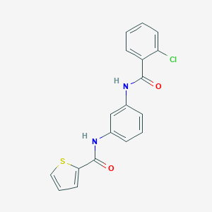 N-{3-[(2-chlorobenzoyl)amino]phenyl}-2-thiophenecarboxamide