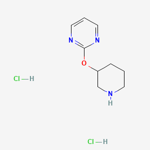 2-(Piperidin-3-yloxy)pyrimidine dihydrochloride