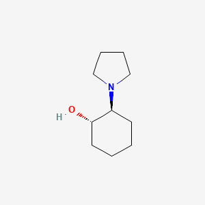 molecular formula C10H19NO B2510541 (1S,2S)-2-(Pyrrolidinyl)cyclohexan-1-ol CAS No. 14909-81-0; 174293-29-9
