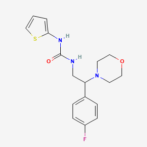 1-(2-(4-Fluorophenyl)-2-morpholinoethyl)-3-(thiophen-2-yl)urea