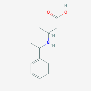 3-[(1-PHENYLETHYL)AMINO]BUTANOIC ACID