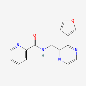 N-((3-(furan-3-yl)pyrazin-2-yl)methyl)picolinamide