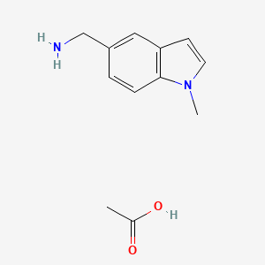 [(1-Methyl-1H-indol-5-yl)methyl]amine acetate