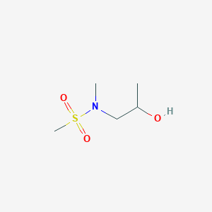 molecular formula C5H13NO3S B2510574 N-(2-Hydroxypropyl)-N-methylmethansulfonamid CAS No. 106894-77-3