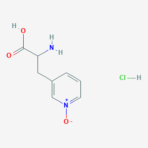 2-Amino-3-(1-oxidopyridin-1-ium-3-yl)propanoic acid;hydrochloride