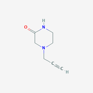 4-(Prop-2-yn-1-yl)piperazin-2-one