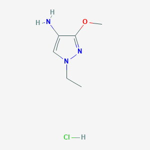 1-Ethyl-3-methoxypyrazol-4-amine;hydrochloride