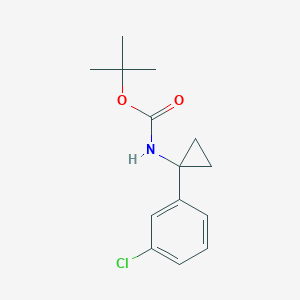 tert-Butyl N-[1-(3-chlorophenyl)cyclopropyl]carbamate