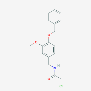 N-(4-Benzyloxy-3-methoxybenzyl)-2-chloro-acetamide