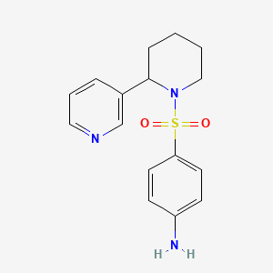 {4-[(2-Pyridin-3-ylpiperidin-1-yl)sulfonyl]phenyl}amine