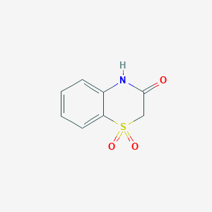 molecular formula C8H7NO3S B2510770 2H-1,4-Benzothiazin-3(4H)-one 1,1-dioxide CAS No. 2799-68-0